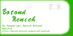 botond menich business card